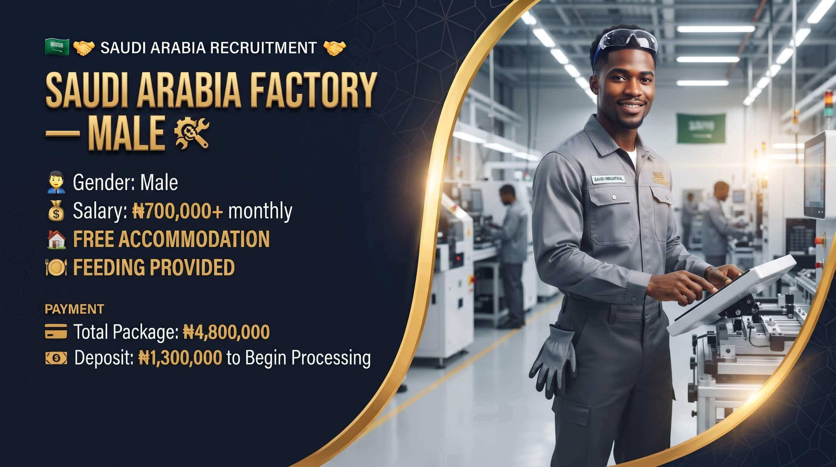 Factory Worker - Male